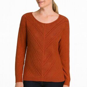 Allison Brittney Rust Knit Sweater